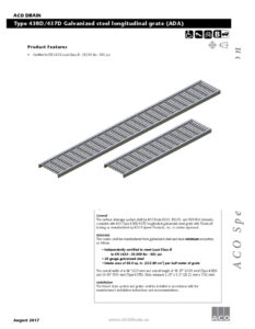 Trinchera de acero galvanizado con diseño robusto para aplicaciones industriales