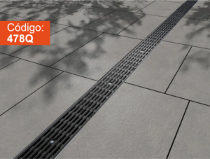 Vista longitudinal de trinchera de hierro dúctil para infraestructura hidráulica