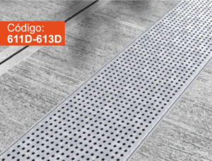 Trinchera galvanizada perforada con diseño estructural para drenaje industrial