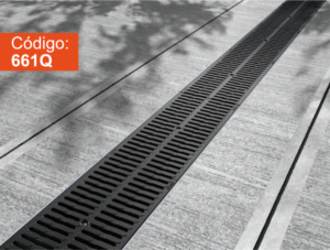 Trinchera de hierro dúctil ranurado con diseño robusto para aplicaciones industriales