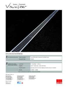 Trinchera de malla de acero modelo 405D-406D con estructura reforzada para drenaje industrial