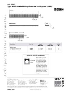 Trinchera de malla de acero modelo 405D-406D con estructura metálica robusta