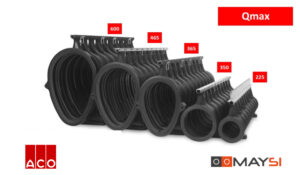 Trinchera modelo Qmax 32801 fabricada en acero para sistemas hidráulicos