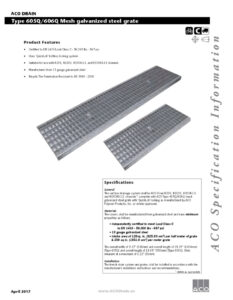 Vista lateral de trinchera modelo stainless 605Q-606Q en acero inoxidable
