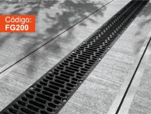 Trinchera de hierro dúctil FG200 con diseño longitudinal para aplicaciones industriales