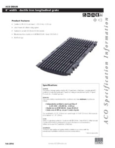 Trinchera de hierro dúctil Powerlok S200K con diseño longitudinal para aplicaciones industriales