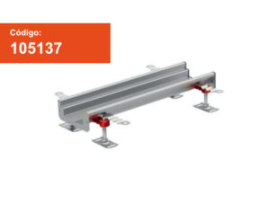 Canal modular de acero inoxidable AISI 304 con longitud de 2000 milímetros