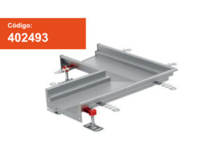 Unidad de esquina modular fabricada en acero inoxidable AISI 316L con alta resistencia