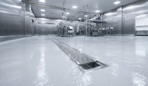 Canal higiénico de acero inoxidable para aplicaciones hospitalarias con diseño sanitario